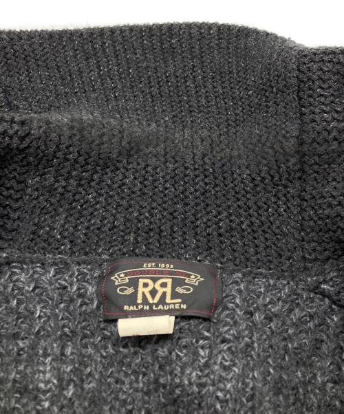 RRL（ダブルアールエル）RRL (ダブルアールエル) ショールカラーカーディガン/Shawl collar cardigan グレー サイズ:Sの古着・服飾アイテム