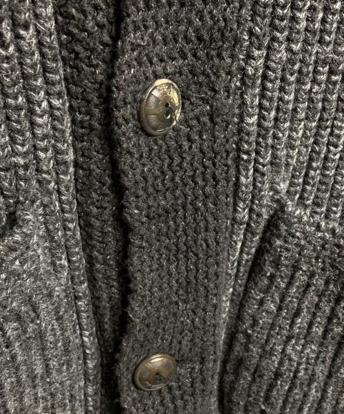 RRL（ダブルアールエル）RRL (ダブルアールエル) ショールカラーカーディガン/Shawl collar cardigan グレー サイズ:Sの古着・服飾アイテム
