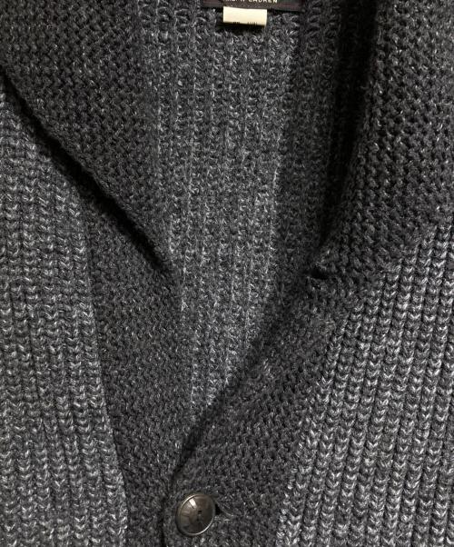 RRL（ダブルアールエル）RRL (ダブルアールエル) ショールカラーカーディガン/Shawl collar cardigan グレー サイズ:Sの古着・服飾アイテム