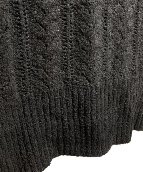 Call（コール）Call (コール) PAPER-CUT KNIT BLOUSON/ペーパーカットニットブルゾン ブラウン サイズ:Fの古着・服飾アイテム