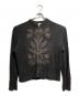 Call（コール）の古着「PAPER-CUT KNIT BLOUSON/ペーパーカットニットブルゾン」｜ブラウン