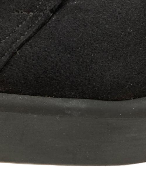 BELLY BUTTON（ベリーボタン）BELLY BUTTON (ベリーボタン) フェルトデザインレースアップブーツ/Felt design lace-up boots ブラック サイズ:26㎝の古着・服飾アイテム