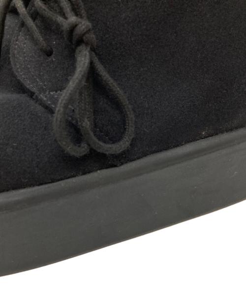 BELLY BUTTON（ベリーボタン）BELLY BUTTON (ベリーボタン) フェルトデザインレースアップブーツ/Felt design lace-up boots ブラック サイズ:26㎝の古着・服飾アイテム