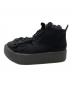 BELLY BUTTON (ベリーボタン) フェルトデザインレースアップブーツ/Felt design lace-up boots ブラック サイズ:26㎝：12000円