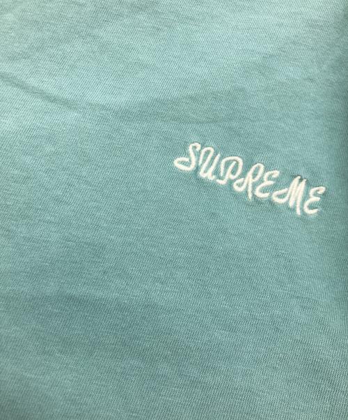 SUPREME（シュプリーム）Supreme (シュプリーム) 23SS Washed Script S/S Tee ブルー サイズ:Mの古着・服飾アイテム