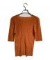 PLEATS PLEASE (プリーツプリーズ) プリーツカットソー/Pleated cut-and-sew オレンジ サイズ:3：15000円