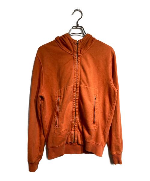 C.P COMPANY（シーピーカンパニー）C.P COMPANY (シーピーカンパニー) ゴーグルレンズジップフーディー/Goggle Lens Zip Hoodie オレンジ サイズ:Lの古着・服飾アイテム