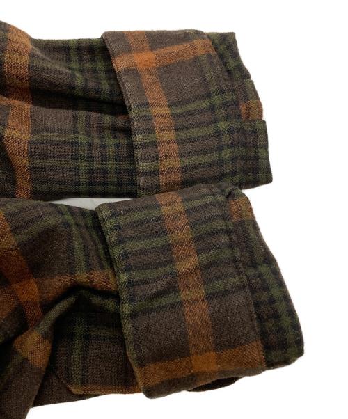 PENDLETON（ペンドルトン）PENDLETON (ペンドルトン) チェックウールボードシャツ/Plaid wool board shirt ブラウン サイズ:Mの古着・服飾アイテム