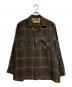 PENDLETON（ペンドルトン）の古着「チェックウールボードシャツ/Plaid wool board shirt」｜ブラウン