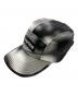 Supreme（シュプリーム）の古着「Washed Satin Camo Camp Cap」｜ブラック×ホワイト