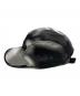 Supreme (シュプリーム) Washed Satin Camo Camp Cap ブラック×ホワイト サイズ:Free：12000円
