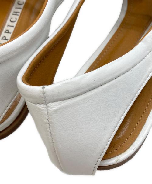 Pippichic（ピッピシック）Pippichic (ピッピシック) AMBER スクエアトゥ シューズ / AMBER Square-Toe Shoes ホワイト サイズ:23の古着・服飾アイテム