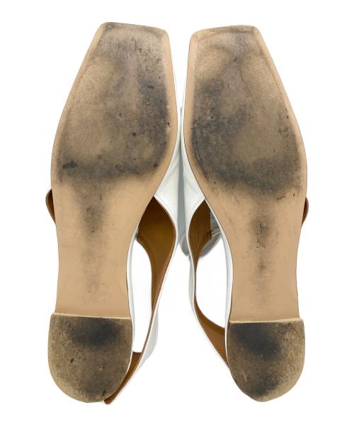 Pippichic（ピッピシック）Pippichic (ピッピシック) AMBER スクエアトゥ シューズ / AMBER Square-Toe Shoes ホワイト サイズ:23の古着・服飾アイテム