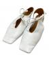 Pippichic（ピッピシック）の古着「AMBER スクエアトゥ シューズ / AMBER Square-Toe Shoes」｜ホワイト