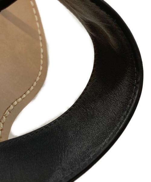 CELINE（セリーヌ）CELINE (セリーヌ) トリオンフフラットサンダル/Triomphe flat sandals ブラック サイズ:37の古着・服飾アイテム