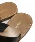中古・古着 CELINE (セリーヌ) トリオンフフラットサンダル/Triomphe flat sandals ブラック サイズ:37：27000円