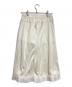 Maison Margiela (メゾンマルジェラ) サテンチュール×ギンガムチェック再構築スカ―ト/Reconstructed skirt ベージュ サイズ:38：22000円