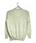 MIU MIU (ミュウミュウ) エンボスロゴVネックカシミヤニット/Cashmere knit グリーン サイズ:38：50000円