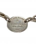 TIFFANY & Co.ティファニー）の古着「リターントゥオーバルネックレス/Return to Tiffany Oval Tag Necklace」｜シルバー