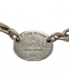 TIFFANY & Co.（ティファニー）の古着「リターントゥオーバルネックレス/Return to Tiffany Oval Tag Necklace」｜シルバー