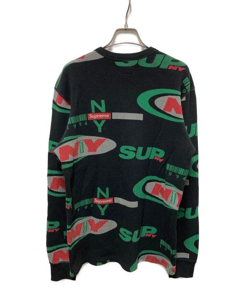 SUPREME（シュプリーム）Supreme (シュプリーム) NY WAFFLE THERMAL ブラック サイズ:	SIZE Sの古着・服飾アイテム