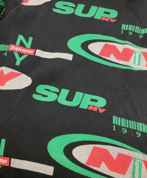 SUPREME（シュプリーム）Supreme (シュプリーム) NY WAFFLE THERMAL ブラック サイズ:	SIZE Sの古着・服飾アイテム