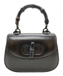 GUCCI（グッチ）の古着「バンブーミニバッグ」｜ブラック