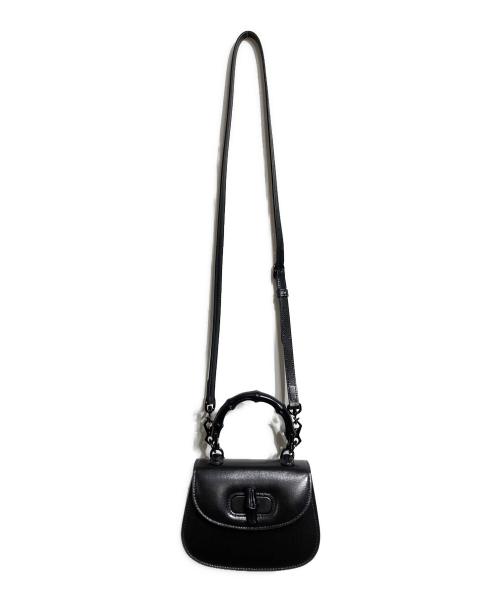 GUCCI（グッチ）GUCCI (グッチ) バンブーミニバッグ ブラック サイズ:不明の古着・服飾アイテム