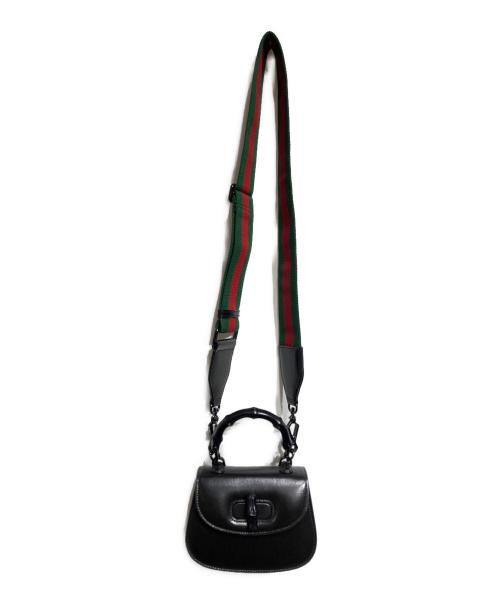 GUCCI（グッチ）GUCCI (グッチ) バンブーミニバッグ ブラック サイズ:不明の古着・服飾アイテム