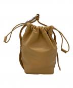 JIL SANDERジルサンダー）の古着「Drawstring Hook Pouch/ドローストリング フック ポーチ」｜ベージュ