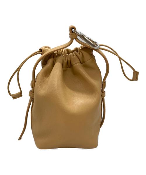 JIL SANDER（ジルサンダー）JIL SANDER (ジルサンダー) Drawstring Hook Pouch/ドローストリング フック ポーチ ベージュ サイズ:不明の古着・服飾アイテム