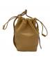 JIL SANDER（ジルサンダー）の古着「Drawstring Hook Pouch/ドローストリング フック ポーチ」｜ベージュ