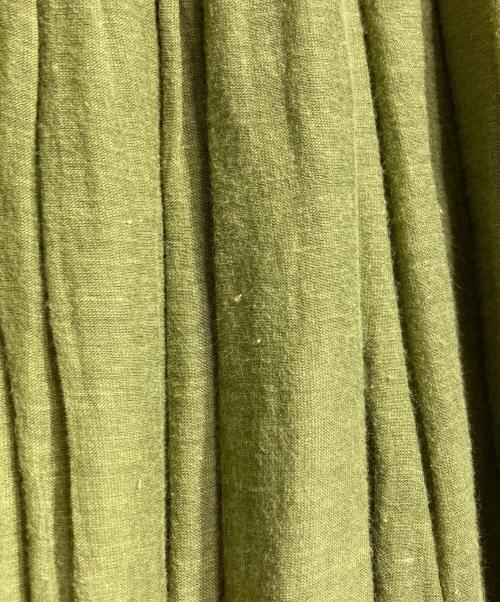 DRAWER（ドゥロワー）DRAWER (ドゥロワー) ボリュームラップスカート/Volume wrap skirt グリーン サイズ:ーの古着・服飾アイテム