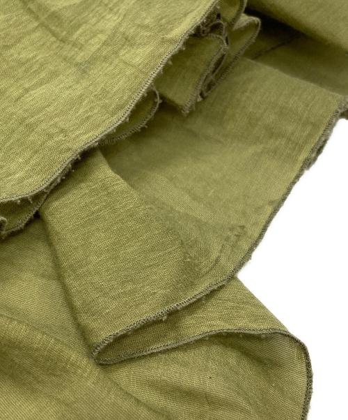 DRAWER（ドゥロワー）DRAWER (ドゥロワー) ボリュームラップスカート/Volume wrap skirt グリーン サイズ:ーの古着・服飾アイテム