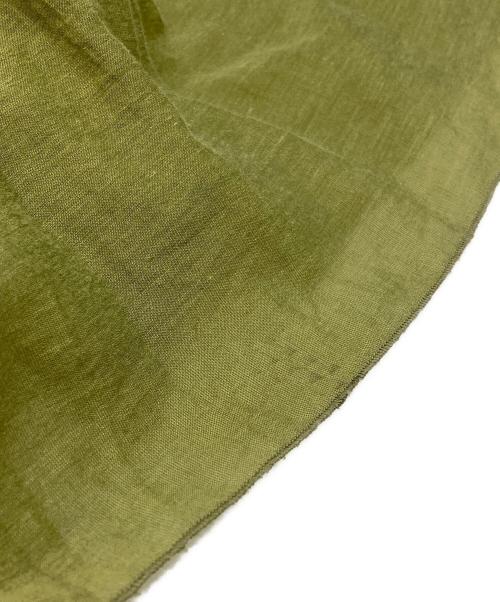 DRAWER（ドゥロワー）DRAWER (ドゥロワー) ボリュームラップスカート/Volume wrap skirt グリーン サイズ:ーの古着・服飾アイテム