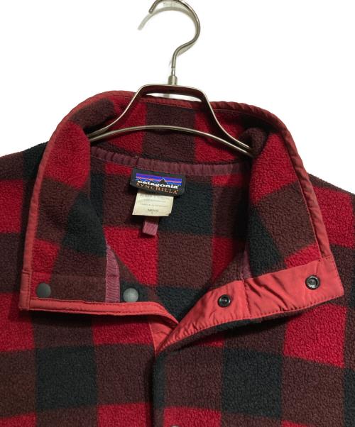 Patagonia（パタゴニア）Patagonia (パタゴニア) ライトウェイトシンチラスナップT/Lightweight Synchilla Snap-T Pullover レッド サイズ:Lの古着・服飾アイテム