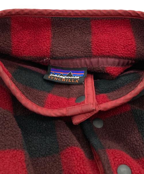 Patagonia（パタゴニア）Patagonia (パタゴニア) ライトウェイトシンチラスナップT/Lightweight Synchilla Snap-T Pullover レッド サイズ:Lの古着・服飾アイテム