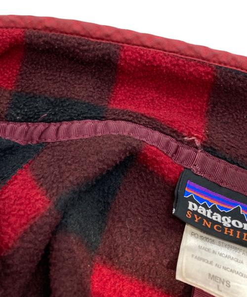 Patagonia（パタゴニア）Patagonia (パタゴニア) ライトウェイトシンチラスナップT/Lightweight Synchilla Snap-T Pullover レッド サイズ:Lの古着・服飾アイテム