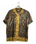 DRIES VAN NOTEN（ドリスヴァンノッテン）の古着「マーブルパターンヴィスコースシャツ/Marble pattern viscose shirt」｜ブラウン