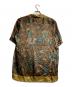 DRIES VAN NOTEN (ドリスヴァンノッテン) マーブルパターンヴィスコースシャツ/Marble pattern viscose shirt ブラウン サイズ:48：25000円