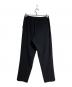 HYKE (ハイク) テーパードスラックス/Tapered slacks ブラック サイズ:4：8000円