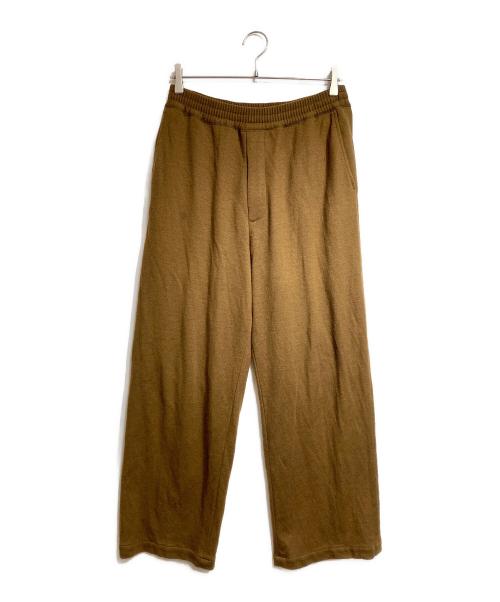 Graphpaper（グラフペーパー）Graphpaper (グラフペーパー) Wool Smooth Flannel Easy Wide Pants/ウールフランネルイージーワイドパンツ ブラウン サイズ:1の古着・服飾アイテム