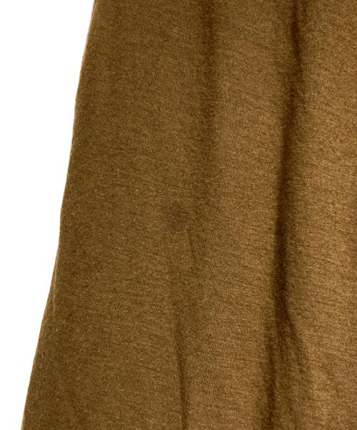 Graphpaper（グラフペーパー）Graphpaper (グラフペーパー) Wool Smooth Flannel Easy Wide Pants/ウールフランネルイージーワイドパンツ ブラウン サイズ:1の古着・服飾アイテム