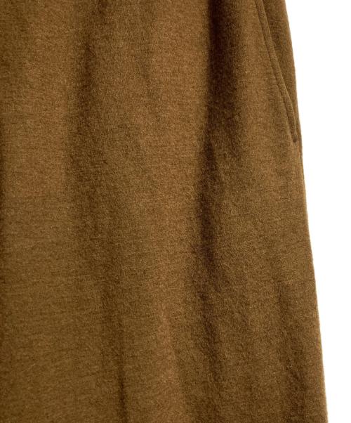 Graphpaper（グラフペーパー）Graphpaper (グラフペーパー) Wool Smooth Flannel Easy Wide Pants/ウールフランネルイージーワイドパンツ ブラウン サイズ:1の古着・服飾アイテム