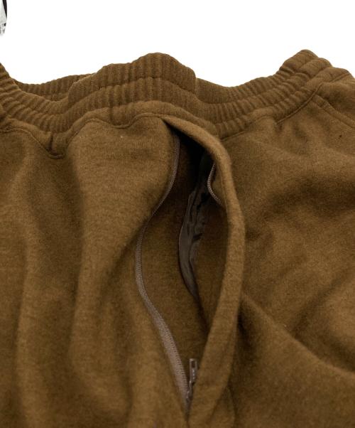 Graphpaper（グラフペーパー）Graphpaper (グラフペーパー) Wool Smooth Flannel Easy Wide Pants/ウールフランネルイージーワイドパンツ ブラウン サイズ:1の古着・服飾アイテム