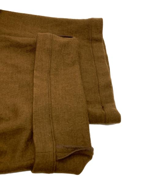 Graphpaper（グラフペーパー）Graphpaper (グラフペーパー) Wool Smooth Flannel Easy Wide Pants/ウールフランネルイージーワイドパンツ ブラウン サイズ:1の古着・服飾アイテム