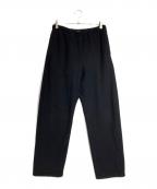 AURALEEオーラリー）の古着「SMOOTH SOFT BD SWEAT PANTS/スウェットパンツ」｜ブラック