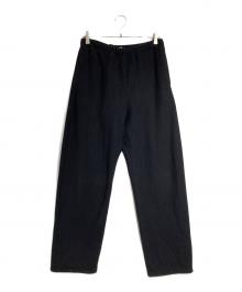 AURALEE（オーラリー）の古着「SMOOTH SOFT BD SWEAT PANTS/スウェットパンツ」｜ブラック
