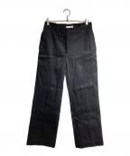 J.W.ANDERSONジェイダブリューアンダーソン）の古着「パネル ストレートパンツ/Panel Straight Pants」｜ブラック