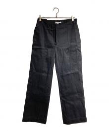 J.W.ANDERSON（ジェイダブリューアンダーソン）の古着「パネル ストレートパンツ/Panel Straight Pants」｜ブラック